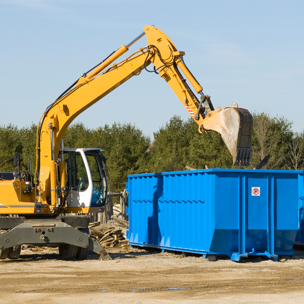 how does a residential dumpster rental service work in Guilford Center